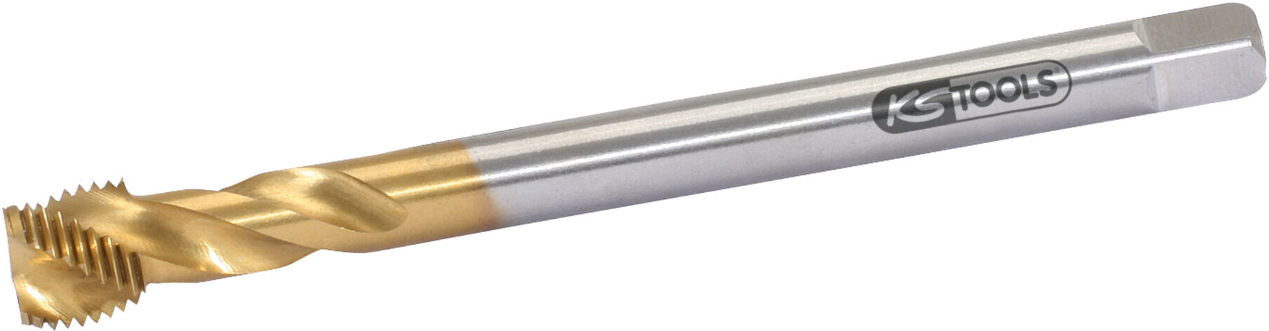 KS Tools Gewindebohrer M10x1,25 zur Reparatur abgerissener Glühkerzen (152.1615)