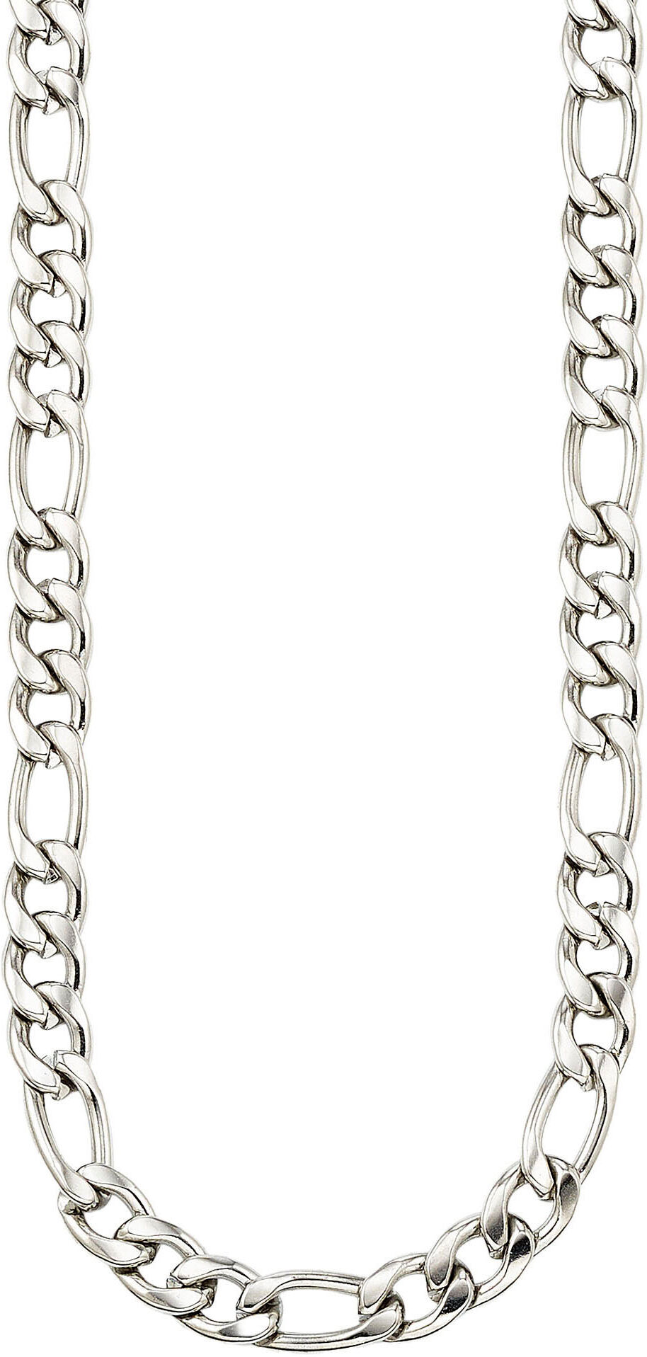 Edelstahlkette BRUNO BANANI "Schmuck Geschenk Halsschmuck Halskette", silber (edelstahlfarben), Halsketten, Damen, Edelstahl, L: 55 B: 7,2mm, Edelstahlkette, B:7,2mm edelstahlfarben Edelstahl, L: 55 B: 7,2mm