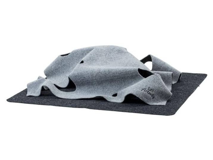 Tier-Intelligenzspielzeug TRIXIE Katzen-Spielzeug Adventure Carpet , grau, B:99cm T:99cm, Gummi, Polyester, Tierspielzeuge, Tier-Intelligenzspielzeug
