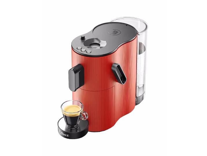 CoffeeB Globe Limited Edition Red Kaffeemaschine – CoffeeB Maschine/CoffeeB Kaffeemaschine – rot