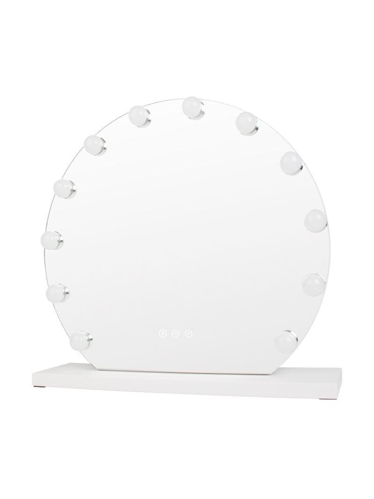 UNIQ London Round Makeup Mirror with 12 LED lights