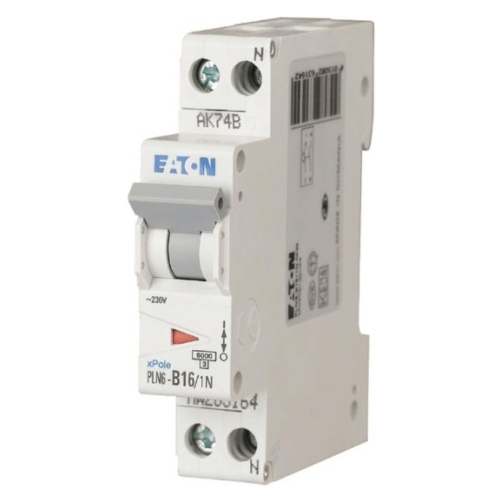 Eaton Sicherungsautomat, 2-polig, 16A, B-Charakteristik, 6 kA, 230 V, Breite 1 Module (1000293511)