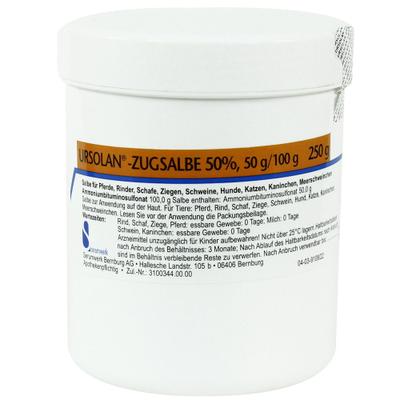 URSOLAN-Zugsalbe 50% vet. 250 g Salbe