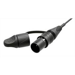 Neutrik NKO2S-L-0-3 Glasfaser LWL Anschlusskabel 3.00 m Schwarz [1x LC-Stecker - 1x offene Kabelenden]