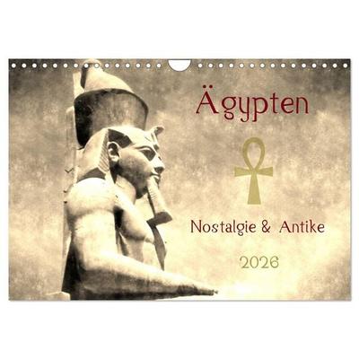 Ägypten Nostalgie & Antike 2026 (Wandkalender 2026 DIN A4 quer), CALVENDO Monatskalender