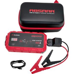 Absaar Starthilfe-Powerbank AB-MJS800, 12V, 800A Spitzenstrom, Kapazität 16000mAh