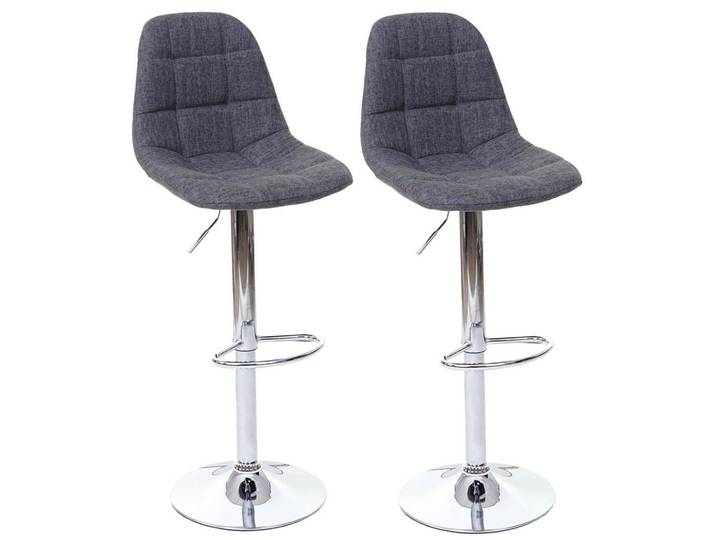 BARHOCKER Grau 2er-Set