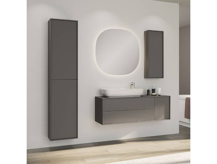 Meuble suspendu 30 x 85 x 20cm Gris