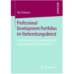 Professional Development Portfolios im Vorbereitungsdienst, Fachbücher von Tim Fütterer