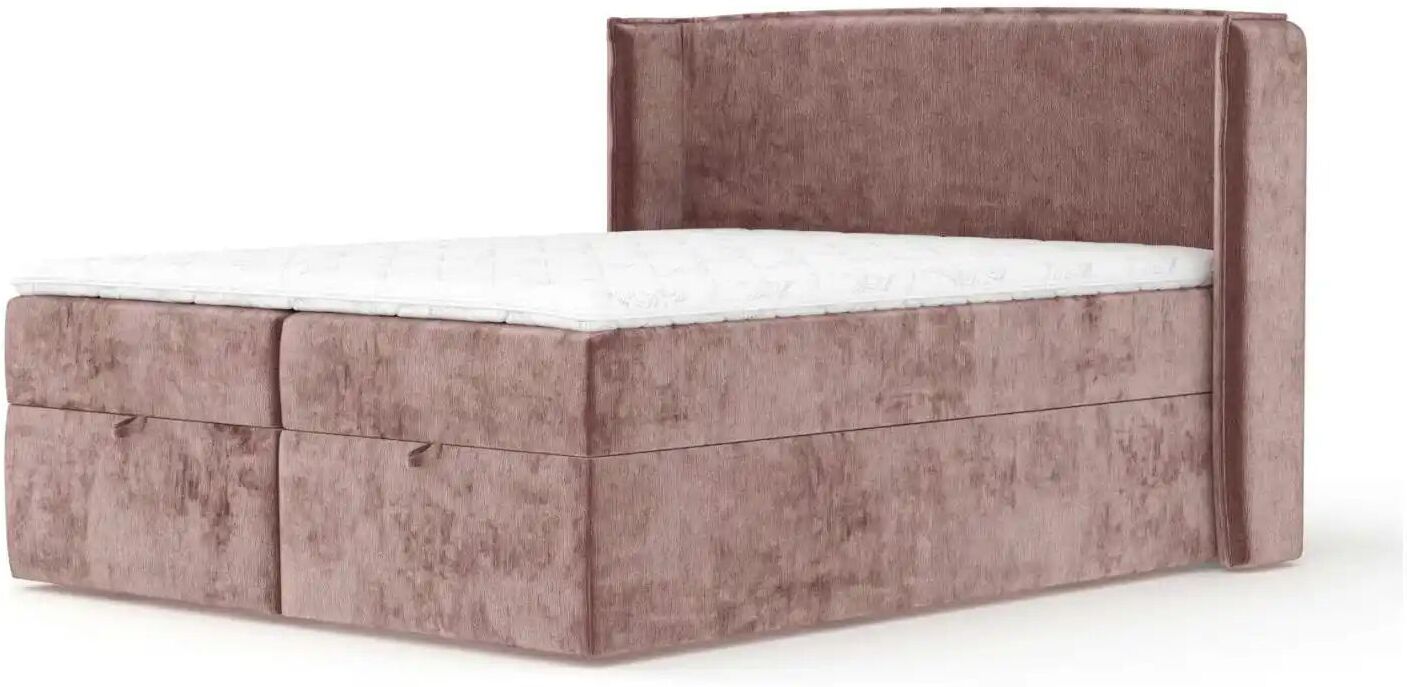 maison de rêve Boxspringbett mit Stauraum  Passion ¦ rosa/pink ¦ Maße (cm): B: