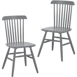 Stuhl-Set Pedro Grau lackiert Buche massiv