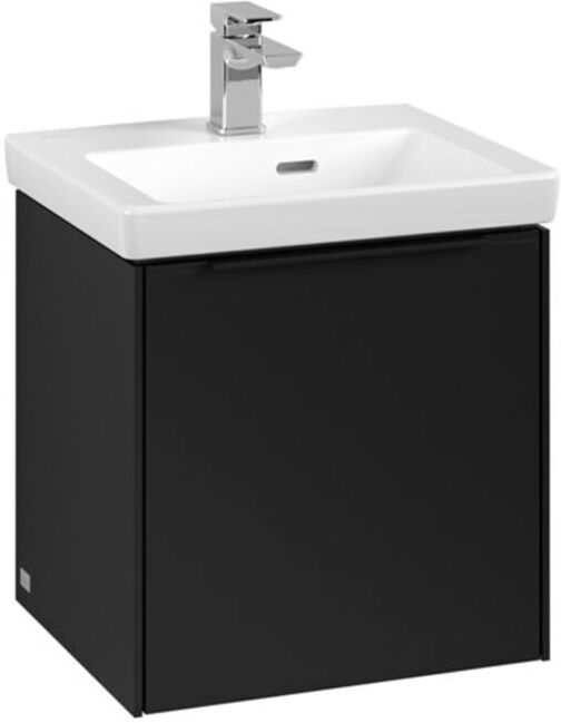 V&B; Subway 3.0 Meuble sous lavabo 42,3x42,9x37,8cm, porte L/Gr devant blanc, devant bleu ; Villeroy & Boch (C58101VL)