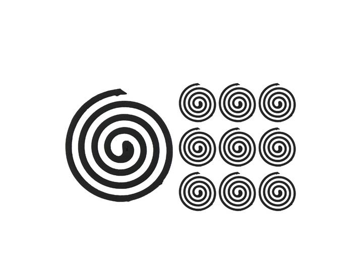 Citronella Mücken-Spirale 10er Set