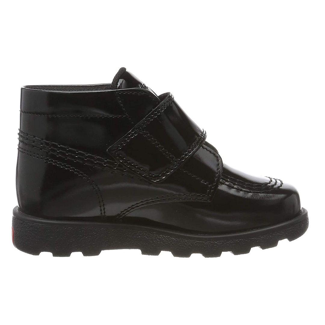 Kickers Fragma Hi Shine MTO kinderschoenen zwart