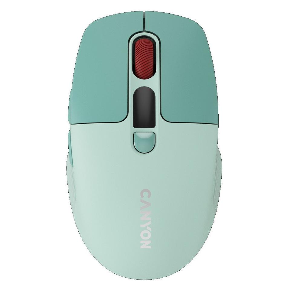 Canyon Computer mouse mouse MW-26 LCD Silent Dual Mode Wireless Green (Kabellos) (CNS-CMSW26GR)