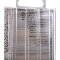 RS PRO, Bohrereinsatz, HSS Spiralbohrer Satz 0.3mm 1.6mm, 20-teilig, für verschiedene Materialien