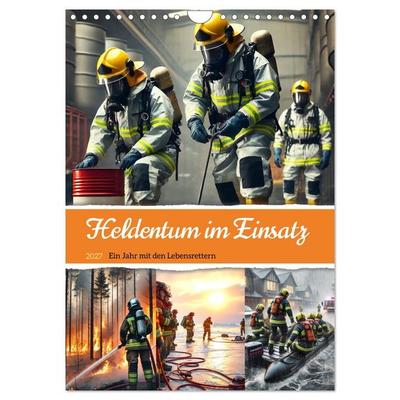 Heldentum im Einsatz - Ein Jahr mit den Lebensrettern (Wandkalender 2027 DIN A4 hoch), CALVENDO Monatskalender
