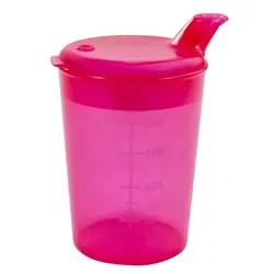 Medi-Inn Schnabelbecher Schnabeltasse Trinkbecher 250 ml rot / Öffnung: 12x10 mm