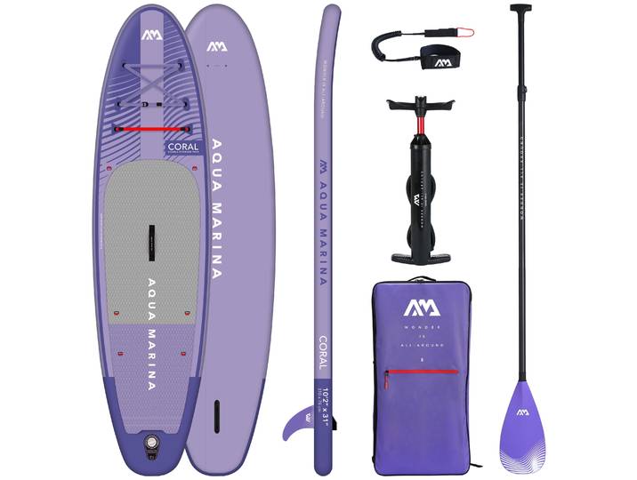 Aqua Marina Stand Up Paddle CORAL lila 310 cm