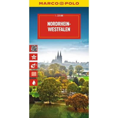 MARCO POLO Reisekarte Deutschland 05 Nordrhein-Westfalen 1:225.000, Sonstige von , MairDuMont, 978-3-575-01854-0