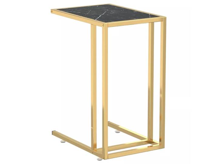 VidaXL - Computer-beistelltisch glas, One Size, Schwarz