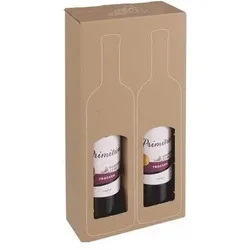 Dinkhauser Kartonagen, Wein Zubehör, Geschenkbox SAWP 181.202 Pappkarton