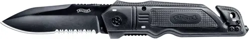 Walther Rettungsmesser Emergency Rescue Knife ERK 5.0728 Glasbrecher, Gurtschneider (L x B x H) 118 x 40 x 20mm 1St.