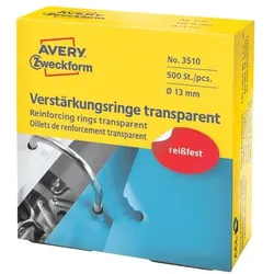 Avery Zweckform Verstärkungsringe »3510 / 3508« gegen Ausreißen transparent