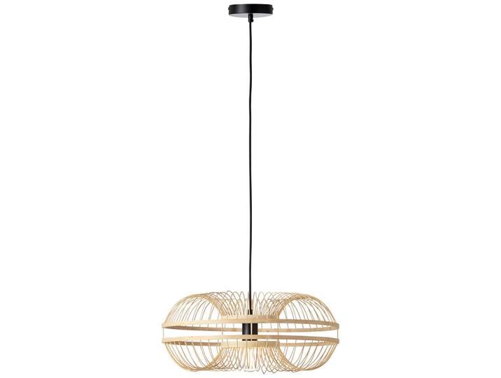 Brilliant Hängeleuchte, Naturfarben, Schwarz, Holz, Metall, 48x100x48 cm, CE, LED-Leuchtmittel austauschbar, Lampen & Leuchten, Innenbeleuchtung, Hängelampen, Pendelleuchte