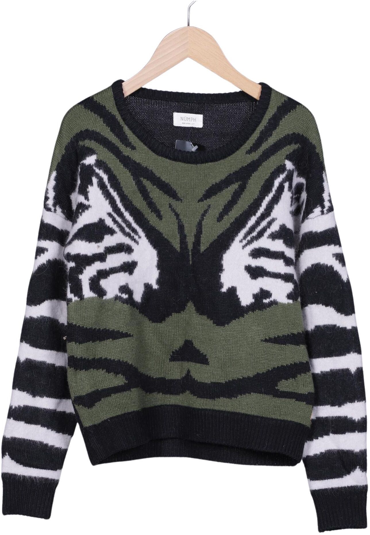 Nümph Damen Pullover, Mehrfarbig, Gr. XS, Angorawolle / Synthetik - Second Hand