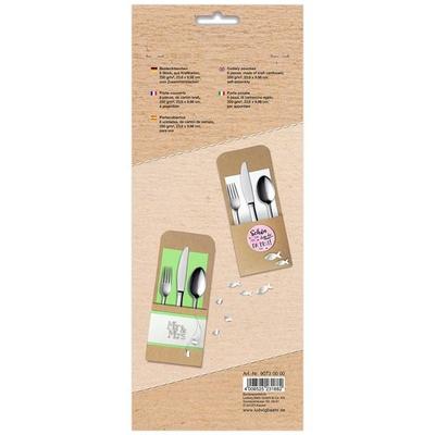 URSUS 6 Bestecktaschen, braun