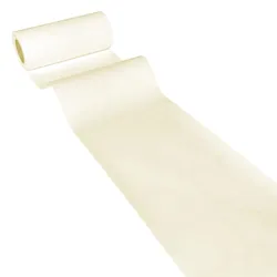 JUNOPAX Papiertischläufer LOOP creme 50m x 0,20m, nass- und wischfest
