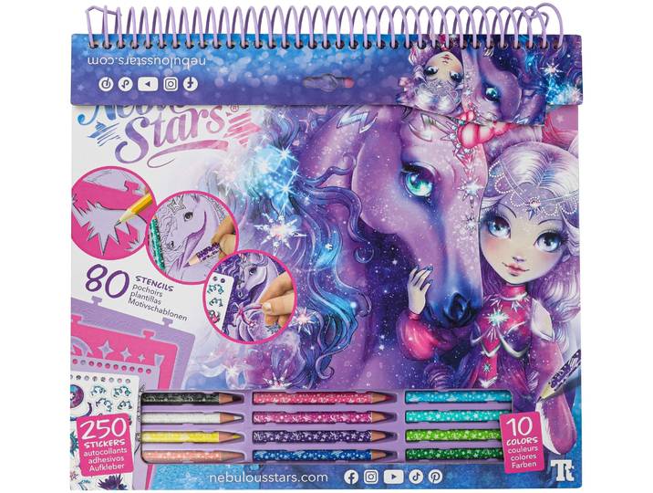 Paka Toys Creative Sketchbook - Fantasy Horses - Space 7+ Jahre