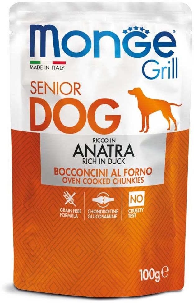 Monge & C. Monge Grill Senior Anatra 100g