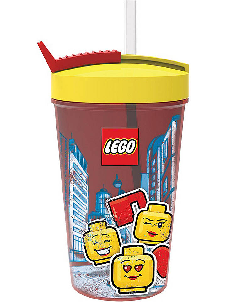 LEGO Trinkbecher "Iconic - Girl" in Gelb/ Rot - 500 ml - onesize