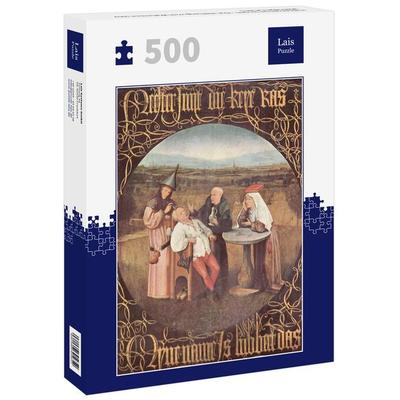 Lais Puzzle Hieronymus Bosch - Die Heilung vom Wahnsinn (Die Steinoperation) 500 Teile