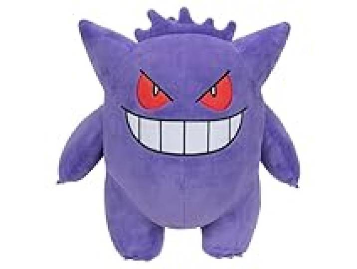 Pokémon Peluche Ectoplasma Peluche Douce de 30 cm avec des détails Authentiques