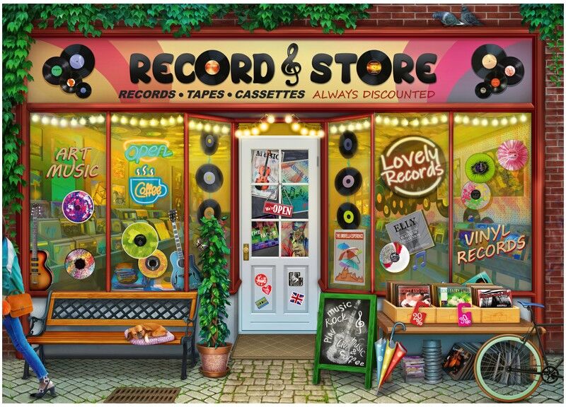 Ravensburger Puzzle 1000 pièces - La boutique de vinyles