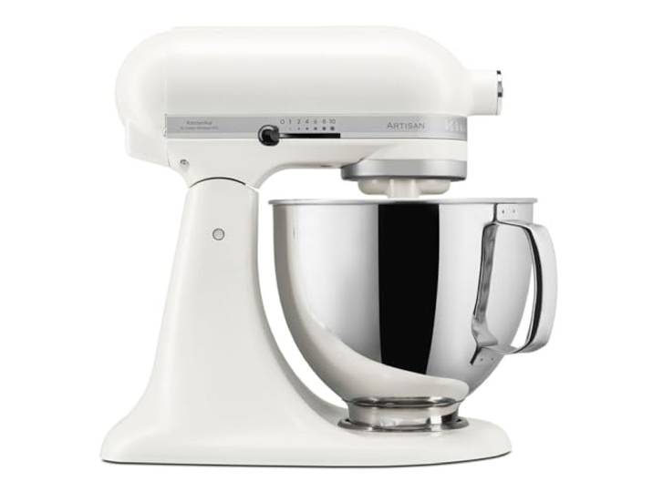 KitchenAid Artisan Küchenmaschine 4,7L Porcelain Knetet Brotteig, rührt Kuchen und schlägt Sahne; ikonisches Design mit langlebigem Zinkdruckguss-Gehäuse für Generationen