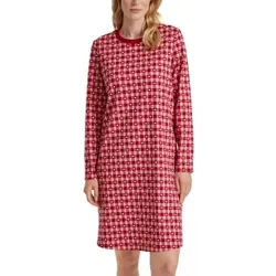 Calida Family And Friends Short Nightdress Rot Baumwolle Medium Damen