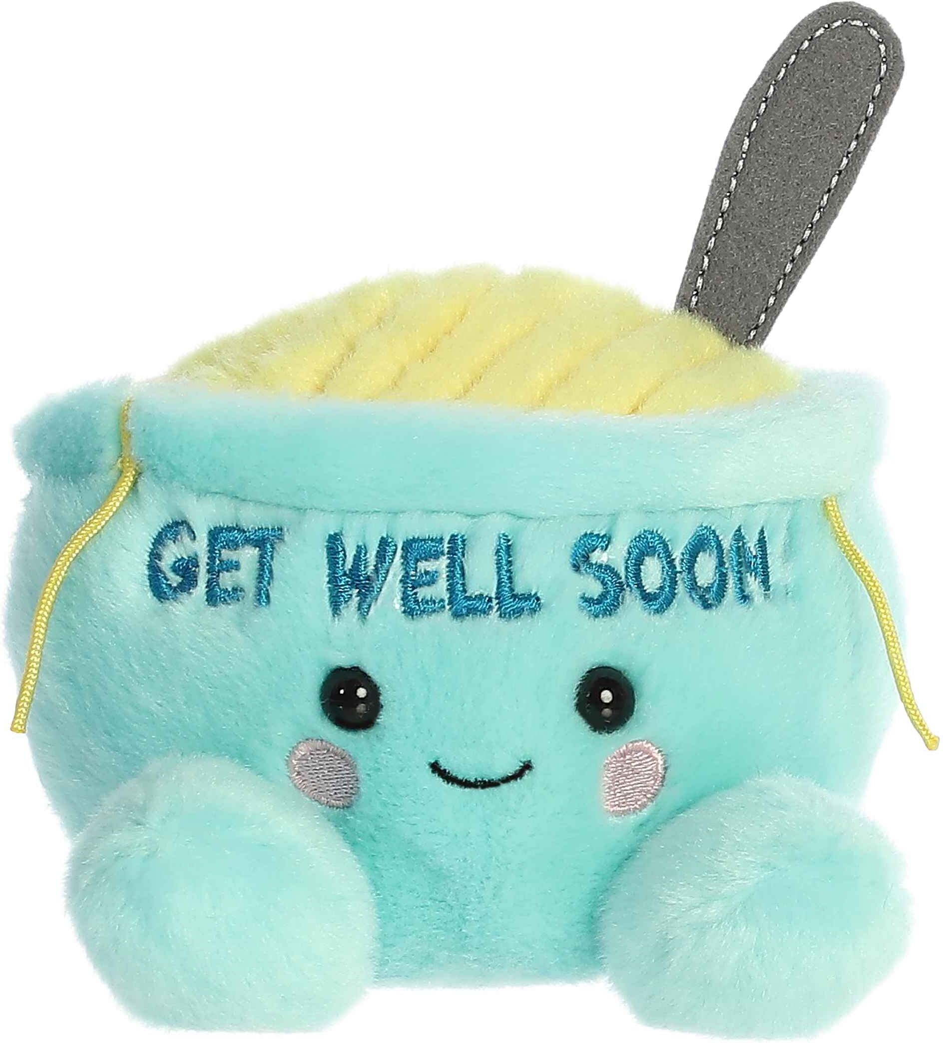 Aurora Palm Pals Get Well Soon Chicken Soup 5-Inch Soft Toy for Babies