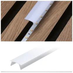Paulmann 79578 LED Strip Aufbauprofil Diffusor 0,8m Kunststoff Weiß