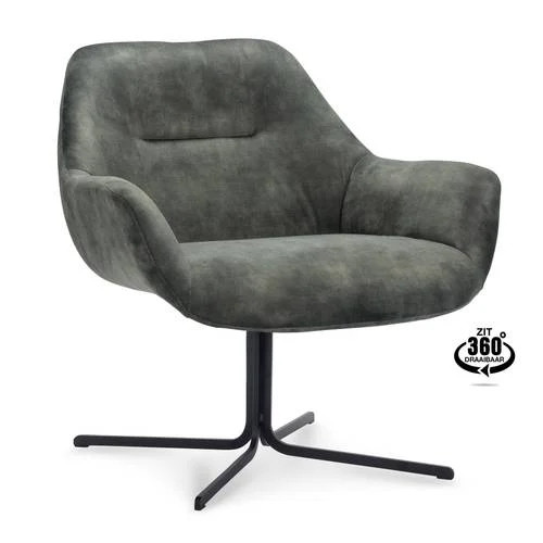 Wehkamp Home Fauteuil Aron modern lounge fauteuil voor volwassenen