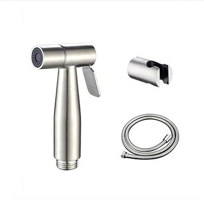 wandmontierter Bidet-Sprühhahn, 304 Edelstahl-Drahttrefilation, multifunktionales Hochdruck-Bidet-Sprühhahn-Set, verwendet in Badezimmern