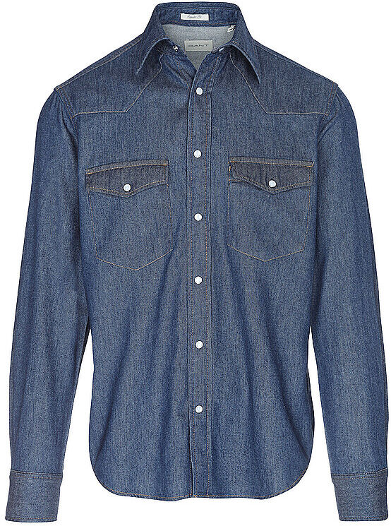 GANT Jeanshemd  dunkelblau   L L