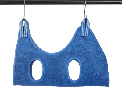 Inspire Picks Adjustable Pet Grooming Hammock For Nail Trimming, Bathing & Grooming Care blue xsold