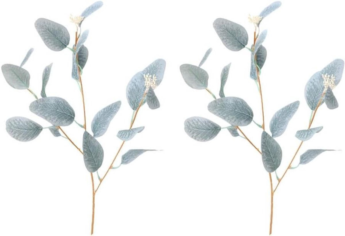 Kunstmatige Eucalyptus Lichtblauw - 54 cm