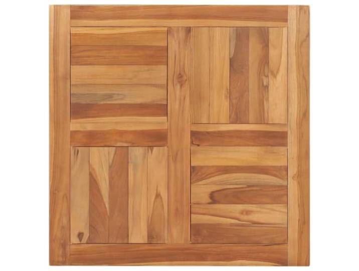 Kaorsrow Tischplatte Teak Massivholz 70x70x2,5 cm Quadratische Ersatzplatte Langlebige Holzplatte aus geschliffenem Teak fuer Esszimmer, Cafe und Balkon, einfach mit beliebigen Beinen kombinierbar.