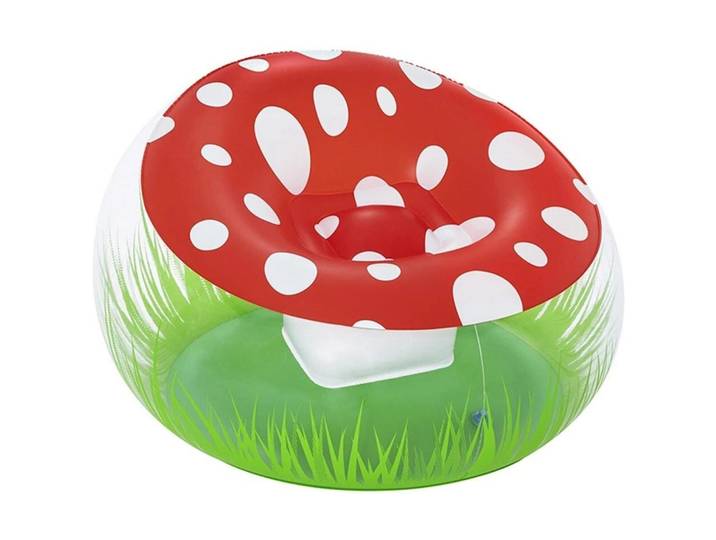 Sessel Bestway aufblasbar Fliegenpilz 112 x 112 cm - Gartensessel - Wetterfeste Gartenmöbel & Accessoires