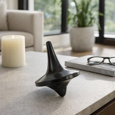 Sagebrook Home Dressler Black Marble Tops